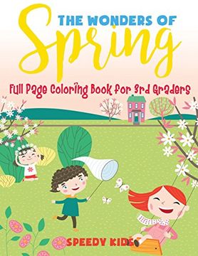 portada The Wonders of Spring - Full Page Coloring Book for 3rd Graders