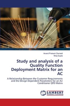portada Study and analysis of a Quality Function Deployment Matrix for an AC (en Inglés)