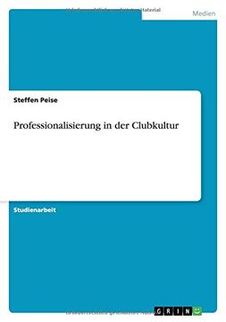 portada Professionalisierung in der Clubkultur (German Edition)