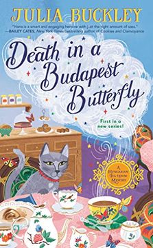 portada Death in a Budapest Butterfly (a Hungarian tea House Mystery) (en Inglés)