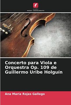 portada Concerto Para Viola e Orquestra op. 109 de Guillermo Uribe Holguín