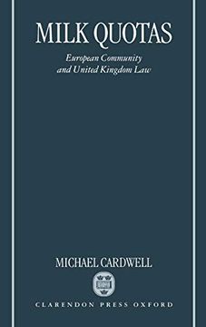 portada Milk Quotas: European Community and United Kingdom law (en Inglés)