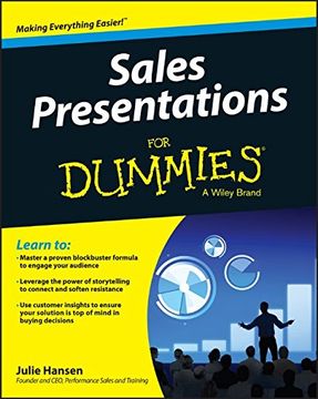 portada Sales Presentations For Dummies (for Dummies (business & Personal Finance)) (en Inglés)