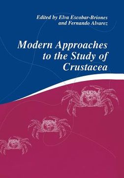 portada Modern Approaches to the Study of Crustacea (en Inglés)
