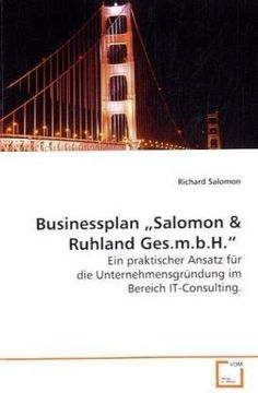 portada Businessplan ¿Salomon: Ein praktischer Ansatz für die Unternehmensgründung im Bereich IT-Consulting.