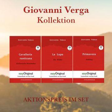 portada Giovanni Verga Kollektion (Bücher + 3 Audio-Cds) - Lesemethode von Ilya Frank