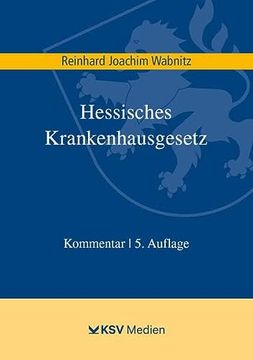 portada Hessisches Krankenhausgesetz Kommentar (in German)