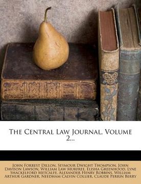 portada the central law journal, volume 2... (en Inglés)