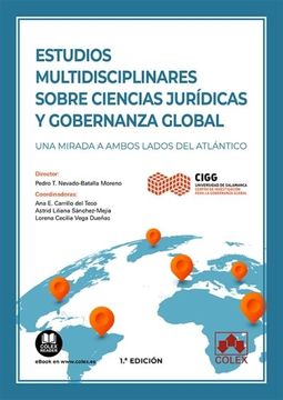 portada Estudios Multidisciplinares Sobre Ciencias Juridicas y Gobernanza Global. Una Mirada a Ambos Lados del Atlantico (in Spanish)