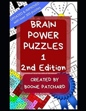 portada Brain Power Puzzles 1: An Activity Book of Word Searches, Sudoku, Math Puzzles, Anagrams, Scrambled Words, Crosswords, Cryptograms, and More 
