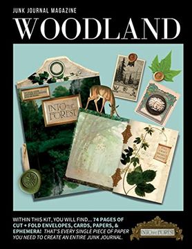 portada Junk Journal Magazine - Woodland (en Inglés)