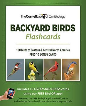 portada Backyard Birds Flash Cards - Eastern & Central North America (Cornell lab of Ornithology) 