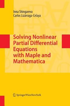 portada Solving Nonlinear Partial Differential Equations with Maple and Mathematica (in English)
