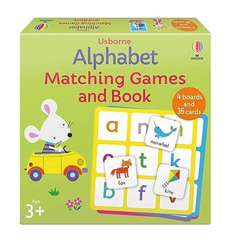 portada Alphabet Matching Games and Book (en Inglés)