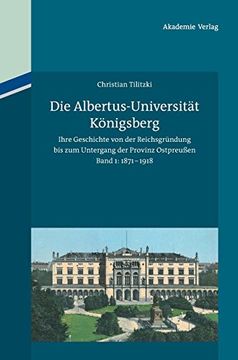portada Die Albertus-Universität Königsberg (in German)