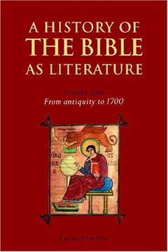 portada A History of the Bible as Literature: Volume 1, From Antiquity to 1700 Paperback: From Antiquity to 1700 v. 1, (en Inglés)