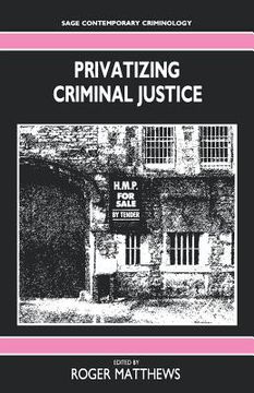 portada privatizing criminal justice (en Inglés)