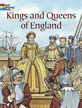 portada Kings and Queens of England Coloring Book (Dover History Coloring Book) (en Inglés)