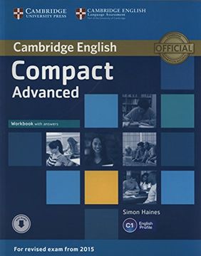 portada Compact Advanced Workbook With Answers With Audio (in English)