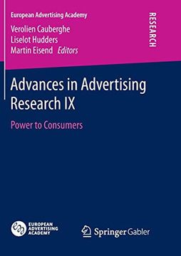 portada Advances in Advertising Research ix: Power to Consumers (European Advertising Academy) (en Inglés)