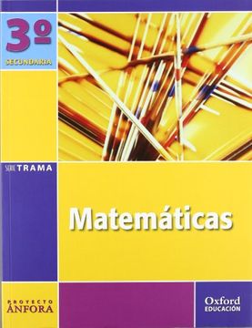portada Matemáticas 3º ESO Ánfora Trama: Libro del Alumno