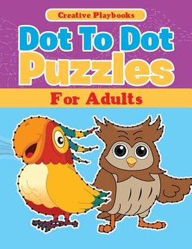 portada Dot To Dot Puzzles For Adults (en Inglés)