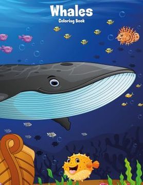 portada Whales Coloring Book 1 (en Inglés)