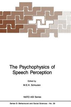 portada The Psychophysics of Speech Perception (en Inglés)
