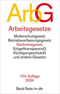 portada Arbeitsgesetze (en Alemán)