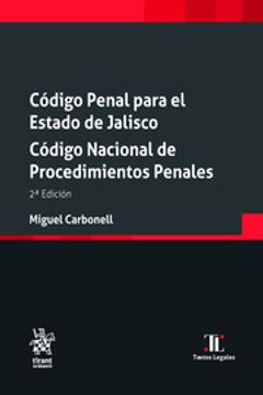 portada Código penal para el estado de Jalisco Código nacional de procedimientos penales 2a Edición
