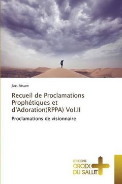 portada Recueil de Proclamations Prophétiques et d'Adoration(RPPA) Vol.II
