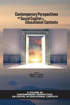 portada Contemporary Perspectives on Social Capital in Educational Contexts (en Inglés)