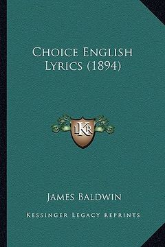 portada choice english lyrics (1894) (in English)