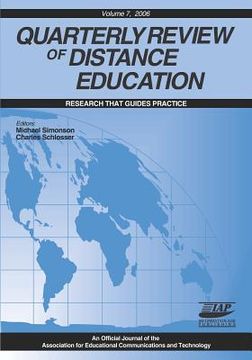 portada Quarterly Reveiw of Distance Education Volume 7 Book (en Inglés)