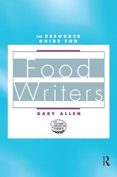 portada Resource Guide for Food Writers (en Inglés)