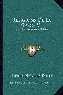 portada Religions De La Grece V1: Ou Recherches (1828) (in French)