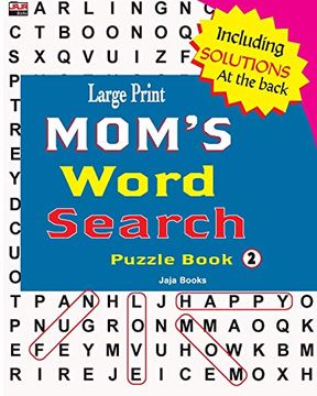 portada Large Print Mom'S Word Search Puzzle Book, Vol. 2: Volume 2 (en Inglés)