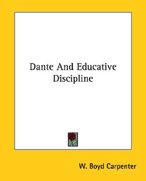 portada dante and educative discipline (in English)