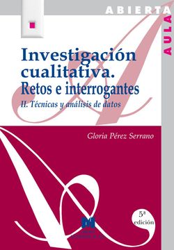 portada Investigación Cualitativa ii: Retos e Interrogantes: Técnicas y Análisis de Datos