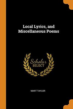 portada Local Lyrics, and Miscellaneous Poems 