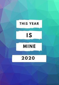 portada 2020: this year is mine (en Inglés)