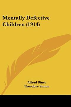 portada mentally defective children (1914) (en Inglés)