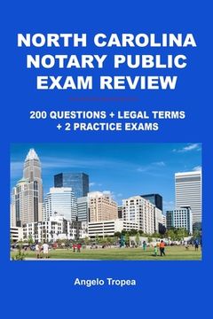 portada North Carolina Notary Public Exam Review (en Inglés)