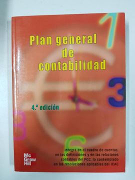 portada Plan General de Contabilidad (4ª Ed. )