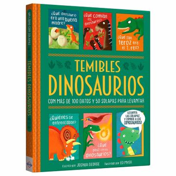 portada Temibles Dinosaurios - Libro con Solapas Divertidas (in Spanish)