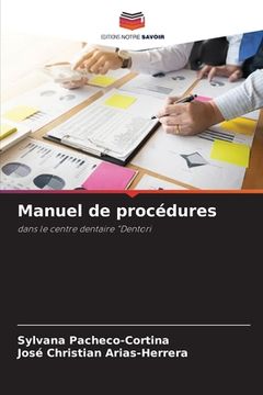 portada Manuel de procédures (en Francés)