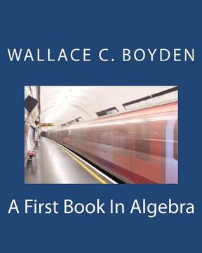 portada a first book in algebra (in English)
