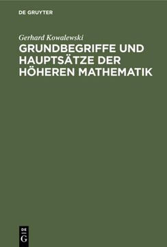portada Grundbegriffe und Hauptsätze der Höheren Mathematik (in German)
