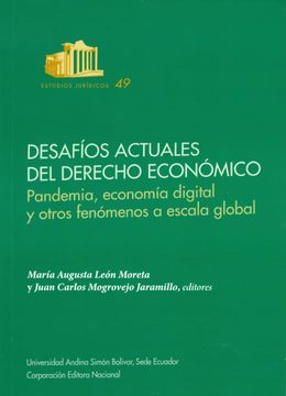 portada Desafíos actuales del derecho económico. Pandemia, economía digital y otros fenómenos a escala global