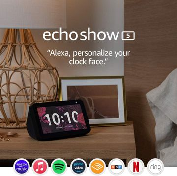 Echo® Show 5 Nuevo (2da generación, edición 2021) Pantalla inteligente HD Alexa y cámara de 2 MP Carbon